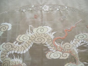Chinese framed embroidery late 19th century