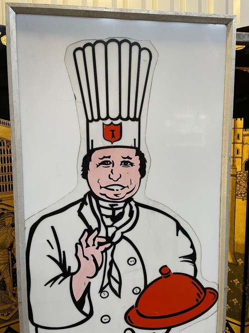 Illuminated Restaurant Sign “Paul Bocuse”