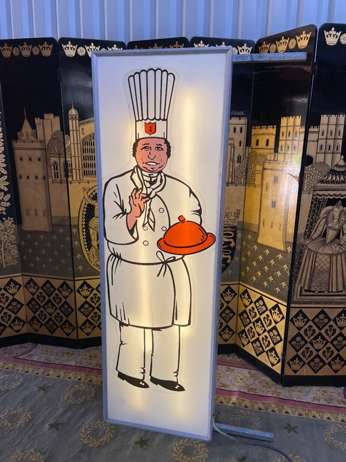 Illuminated Restaurant Sign “Paul Bocuse”