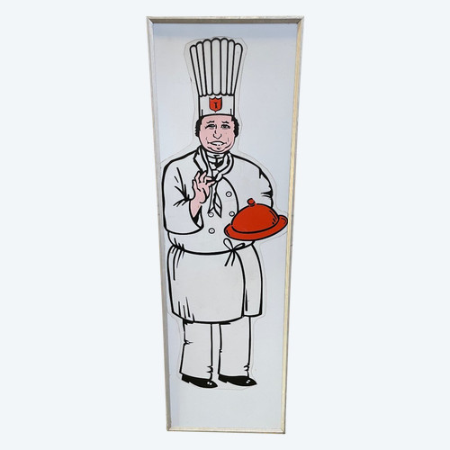 Insegna luminosa del ristorante “Paul Bocuse”