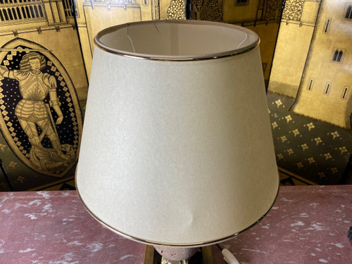 Lampada ananas in pietra e ottone