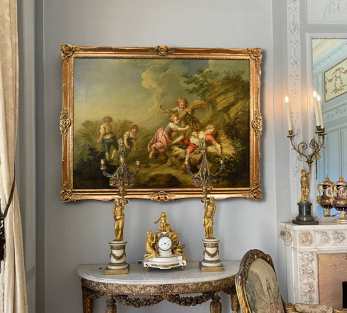 Étienne Jeaurat (Vermenton 1699 – Versailles 1789), Gioco di fanciulli come allegoria dell'estate