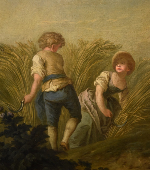 Étienne Jeaurat (Vermenton 1699 – Versailles 1789), Gioco di fanciulli come allegoria dell'estate