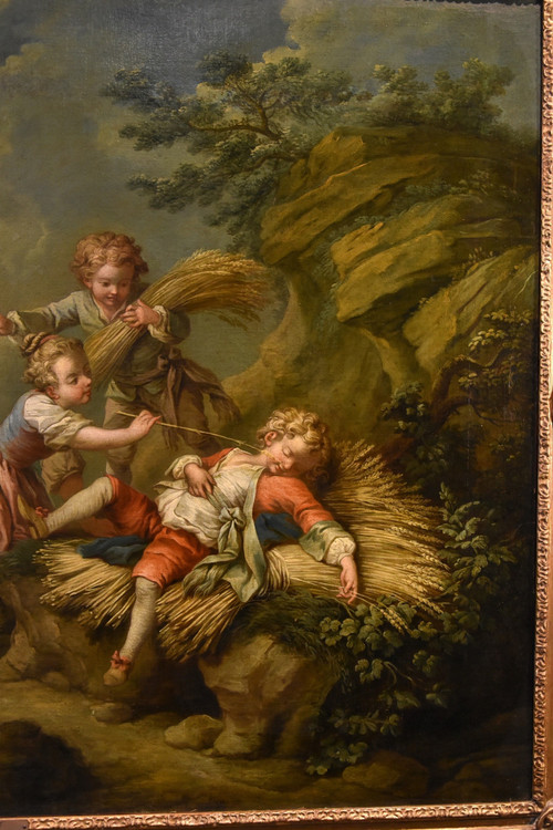 Étienne Jeaurat (Vermenton 1699 – Versailles 1789), Gioco di fanciulli come allegoria dell'estate
