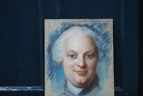 Portrait of Charles Jacques Collin 18th century after Quentin La Tour