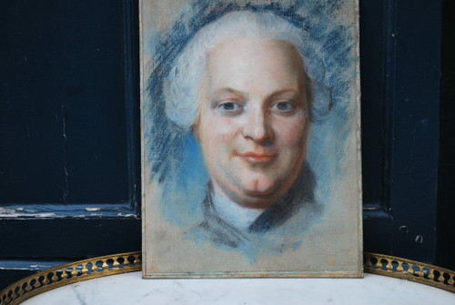 Portrait of Charles Jacques Collin 18th century after Quentin La Tour