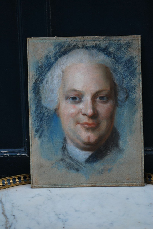 Portrait of Charles Jacques Collin 18th century after Quentin La Tour