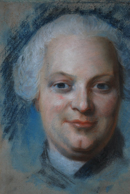 Portrait of Charles Jacques Collin 18th century after Quentin La Tour