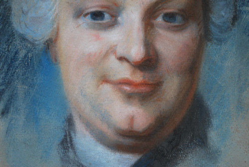 Portrait of Charles Jacques Collin 18th century after Quentin La Tour