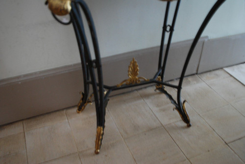 Console d'Applique Ou table de Milieu Fer Forgé Style Louis XVI