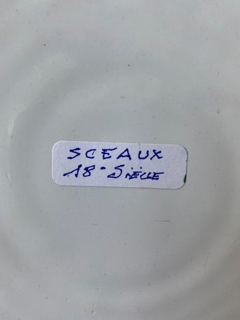Lot of three 18th century earthenware plates