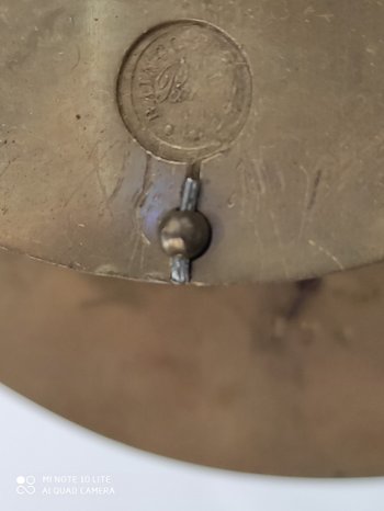 Religiöses Kartell und seine Basis aus Boulle-Intarsien - Signiert RAINGO FRERES - Außergewöhnliche goldene Bronzen