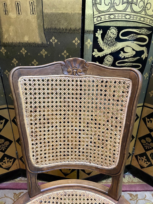 Suite Of 6 Louis XV Style Cane Chairs