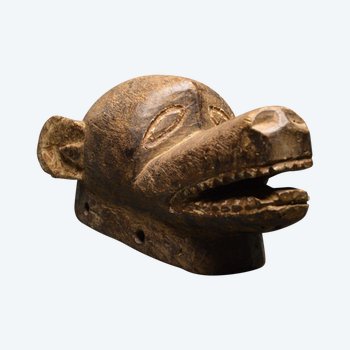 Old zoomorphic mask / Burkina Faso - Gurunsi people / First half of the 20th century