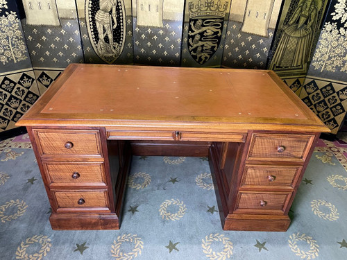 Bureau De Ministre à Caissons En Noyer