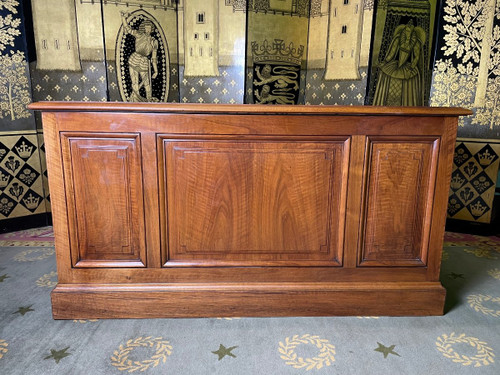 Bureau De Ministre à Caissons En Noyer