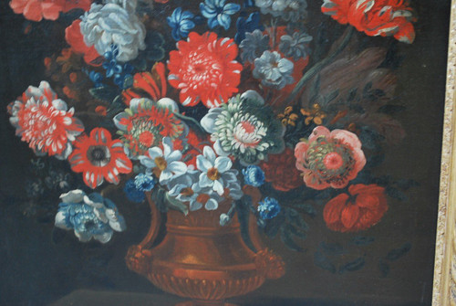 Stillleben mit zwei Blumensträußen, frühes 18. Jahrhundert, Jean Baptiste Dubisson