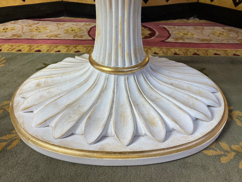 Table Basse Palmier Et Plateau Verre