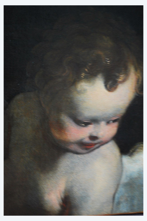 Putti, Oil On Canvas Italy 17th century