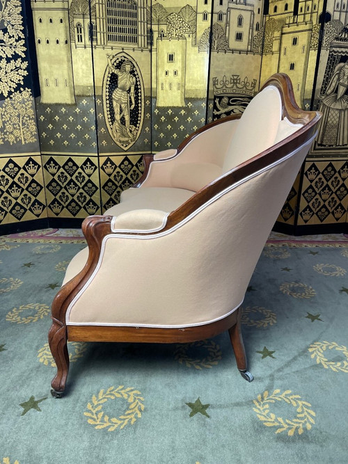 Sofa - Bench Louis Philippe Napoleon III period