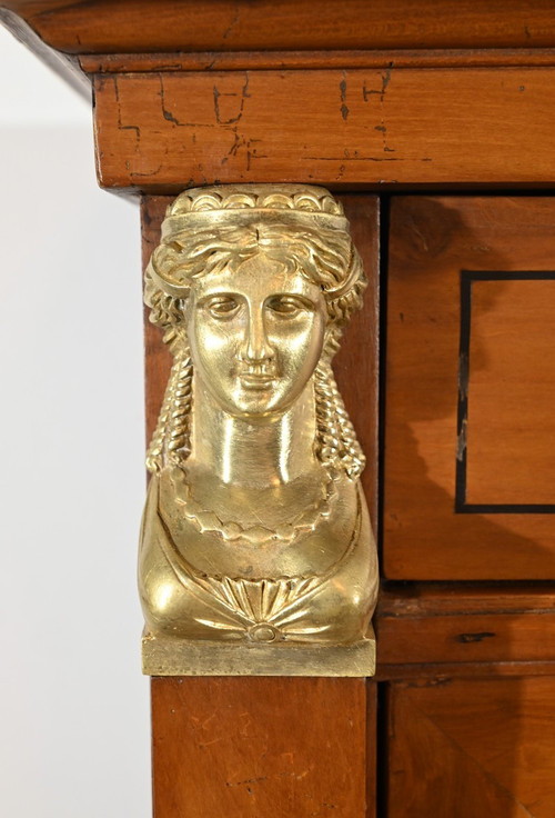 Segreteria di proprietà in legno di ciliegio, periodo di ritorno dall'Egitto - Inizio XIX secolo