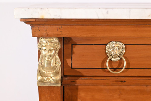 Segreteria di proprietà in legno di ciliegio, periodo di ritorno dall'Egitto - Inizio XIX secolo