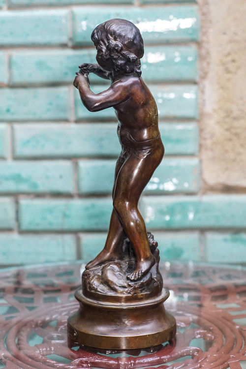 "AMMUTINAMENTO" E "STUZZICAMENTO". Coppia di bronzi, dopo MOREAU