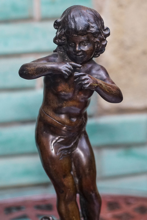 "AMMUTINAMENTO" E "STUZZICAMENTO". Coppia di bronzi, dopo MOREAU