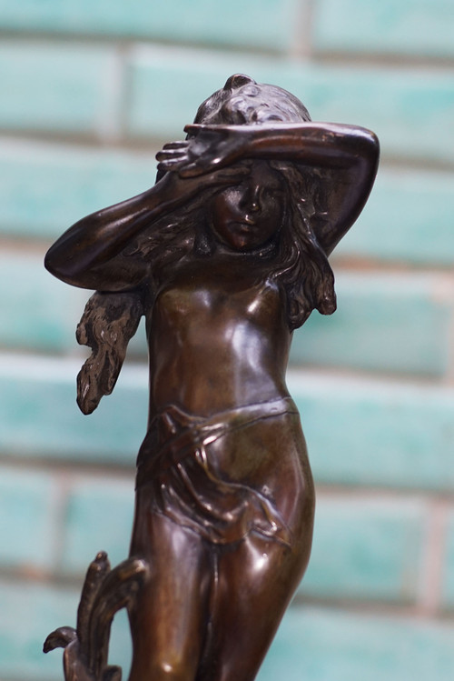 "AMMUTINAMENTO" E "STUZZICAMENTO". Coppia di bronzi, dopo MOREAU