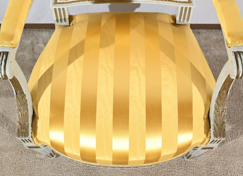 Paire de Fauteuils Cabriolet, style Louis XVI – Fin XIXe