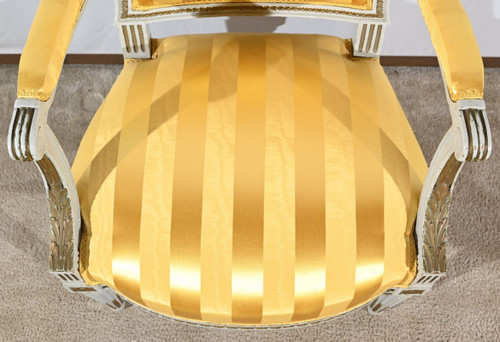 Paire de Fauteuils Cabriolet, style Louis XVI – Fin XIXe