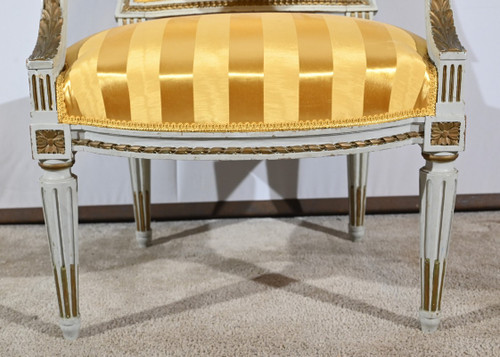 Paire de Fauteuils Cabriolet, style Louis XVI – Fin XIXe