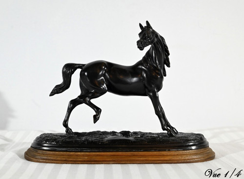 Cavallo Regula su base di legno - Inizio XX secolo