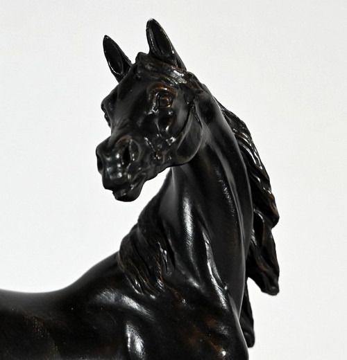 Cavallo Regula su base di legno - Inizio XX secolo