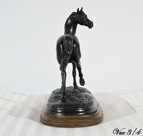 Cavallo Regula su base di legno - Inizio XX secolo