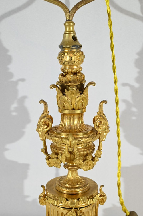 Lampe en Bronze Doré, époque Napoléon III – Milieu XIXe