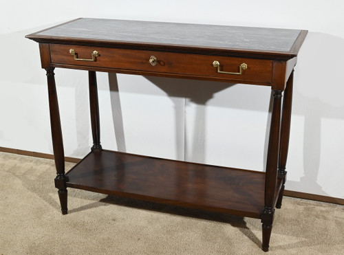 Console in mogano, periodo Luigi XVI - XVIII secolo
