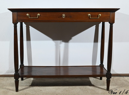 Console in mogano, periodo Luigi XVI - XVIII secolo