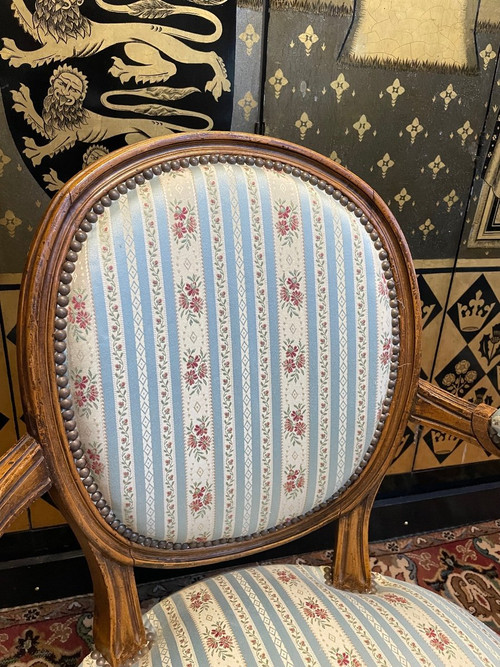 Paire De Fauteuils De Style Louis XVI
