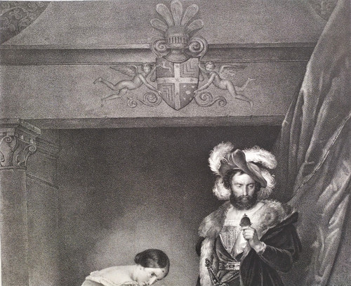  Lithograph Françoise De Foix After Fragonard 19th C Old Print