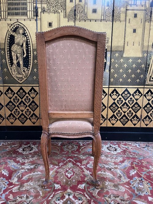 Suite De 6 Chaises Style Louis XV Chêne