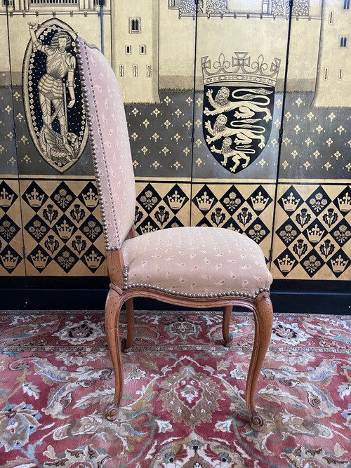 Suite De 6 Chaises Style Louis XV Chêne