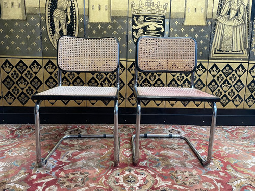 Coppia Di Sedie Marcel Breuer B32