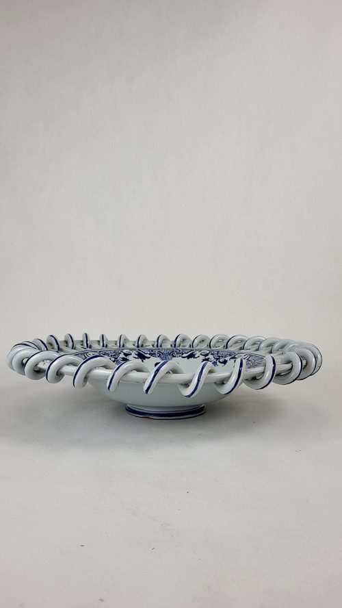 Malicorne earthenware bowl - signed Emile Tessier (1887-1971)