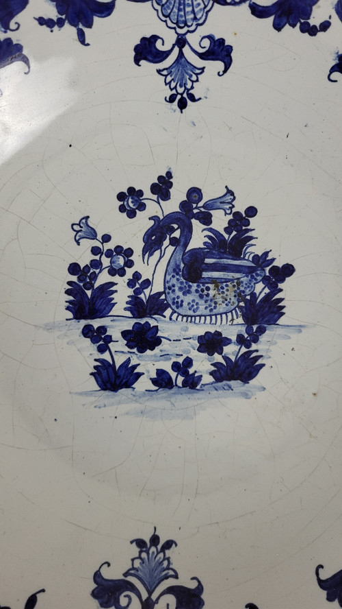 Malicorne earthenware bowl - signed Emile Tessier (1887-1971)