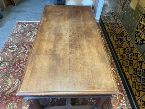 Louis XIII Gothic Style Walnut Dining Table