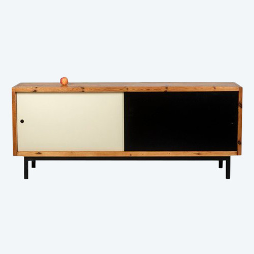 Ate Van Apeldoorn. Pitchwood sideboard. 1970s.