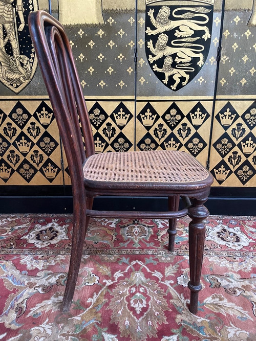 Suite Of 5 Thonet Cane Chairs