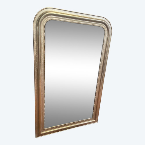 Restored Louis Philippe period gold leaf mirror