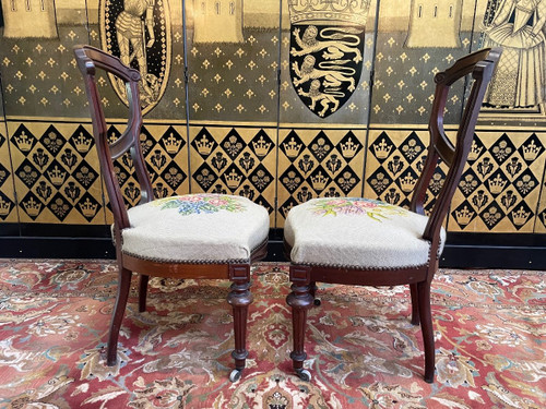 Pair Of Napoleon III Chairs